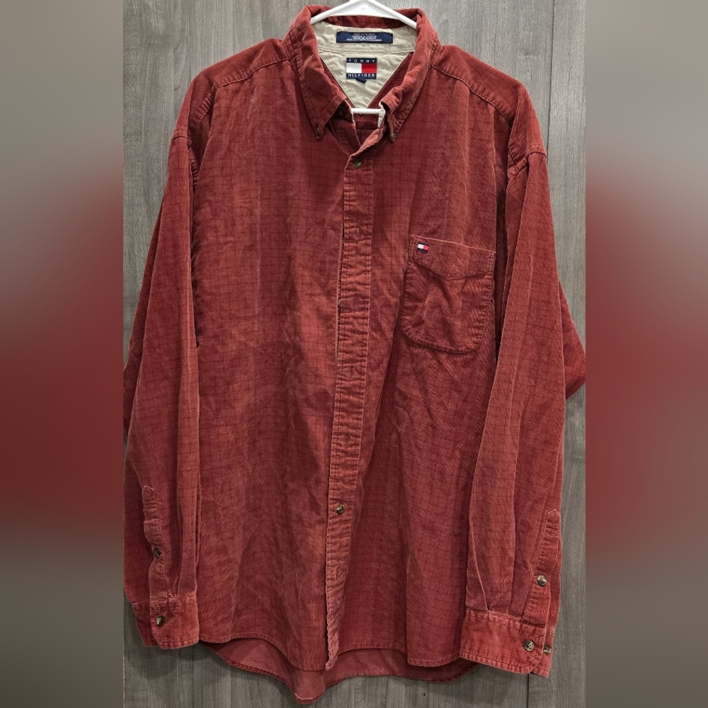 Vintage Tommy Hilfiger Button Up Corduroy Shirt